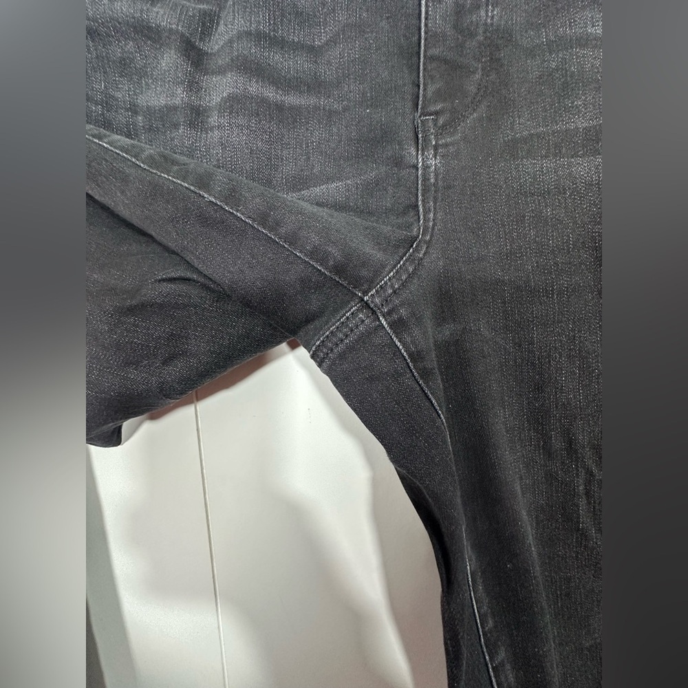 NYDJ Relaxed Straight Leg Black Jeans Womens Size 10 Denim Stretch - Picture 3 of 11